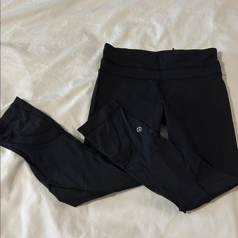 LuluLemon Cropped Black Leggings